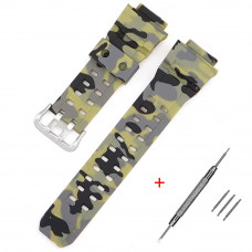 Ремінець для Casio G-Shock GW-9400/9300 Camo Green SI полімерний зелений камуфляж Ремінець для Casio G-Shock GW-9400/9300 Camo Green SI полімерний зелений камуфляж