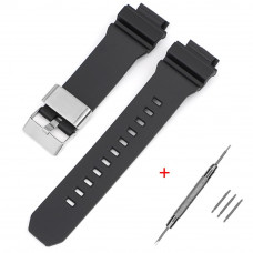 Ремінець Casio accessories для Casio G-Shock GD-X6900 чорний полімерний 21.6 см Ремінець Casio accessories для Casio G-Shock GD-X6900 чорний полімерний 21.6 см