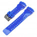 Ремінець для Casio G-Shock GA-100/110/120 Blue-Glossy BK Синій Полімерний