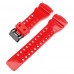 Ремінець для годинника Casio G-Shock GA-100/110/120 Red-Glossy BK червоний полімерний 21.1 см Ремінець для годинника Casio G-Shock GA-100/110/120 Red-Glossy BK червоний полімерний 21.1 см