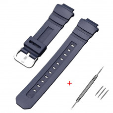 Ремінець Casio accessories для G-Shock AW-590/591, G-7700/7710, полімерний, темно-синій (1051-1204) Ремінець Casio accessories для G-Shock AW-590/591, G-7700/7710, полімерний, темно-синій (1051-1204)