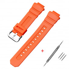 Ремінець для Casio G-Shock G-7700 Orange SI помаранчевий полімерний (SKU: 1051-1205) Ремінець для Casio G-Shock G-7700 Orange SI помаранчевий полімерний (SKU: 1051-1205)