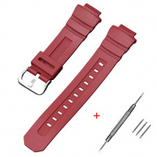 Ремінець для Casio G-Shock G-7700 Red SI (1051-1206) червоний полімерний, сумісний з AW-590/591 Ремінець для Casio G-Shock G-7700 Red SI (1051-1206) червоний полімерний, сумісний з AW-590/591