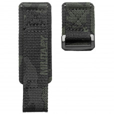 Ремінець Hemsut HS131 Military Nylon Velcro Camo Black 20 mm нейлоновий на липучці Ремінець Hemsut HS131 Military Nylon Velcro Camo Black 20 mm нейлоновий на липучці