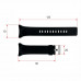 Ремінець для годинника Skmei 1856BK Black (1051-1354) — силіконовий браслет чорного кольору Ремінець для годинника Skmei 1856BK Black (1051-1354) — силіконовий браслет чорного кольору