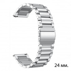 Сталевий браслет Awarder для смарт-годинників Silver 24 мм (SKU: 1051-1507) Сталевий браслет Awarder для смарт-годинників Silver 24 мм (SKU: 1051-1507)