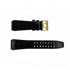 Ремінець для годинника Awarder 021 Black-Gold 22 мм силіконовий з золотистою пряжкою Ремінець для годинника Awarder 021 Black-Gold 22 мм силіконовий з золотистою пряжкою