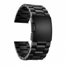 Браслет для годинника Skmei 1975 Black змінець чорний сталевий Skmei accessories