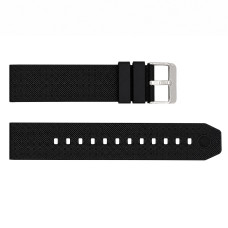 Ремінець для годинника Skmei 1206 Black-White 22 мм (1051-1699) силіконовий чорно-білий