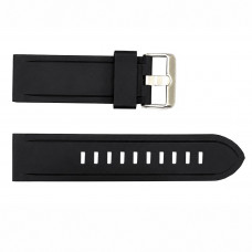 Ремінець для годинника Skmei 1762 Black 24 мм — чорний полімерний браслет (1051-1710) Ремінець для годинника Skmei 1762 Black 24 мм — чорний полімерний браслет (1051-1710)