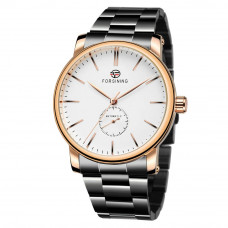 Чоловічий механічний годинник Forsining 8214 Rose Gold-White з автопідзаводом та люмінесцентною підсвіткою Чоловічий механічний годинник Forsining 8214 Rose Gold-White з автопідзаводом та люмінесцентною підсвіткою