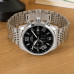 Чоловічий годинник Forsining 8304 Silver-Black Steel з хронографом та сталевим браслетом Чоловічий годинник Forsining 8304 Silver-Black Steel з хронографом та сталевим браслетом