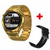 Розумний годинник Modfit SK4 Ultimate Gold (1077-0240) з вологозахистом 5 ATM та сталевим корпусом Розумний годинник Modfit SK4 Ultimate Gold (1077-0240) з вологозахистом 5 ATM та сталевим корпусом