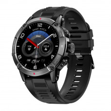 Чоловічий розумний годинник Modfit Expedition Compass Black з вбудованим компасом та вологозахистом IP68