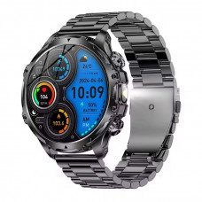 Розумний годинник Modfit Tactic Blaze Black Steel з металевим браслетом та акумулятором 700 mAh