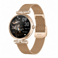 Розумний годинник Modfit Eclipse Gold Mesh з металевим браслетом та фітнес-функціями Розумний годинник Modfit Eclipse Gold Mesh з металевим браслетом та фітнес-функціями