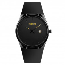 Наручний годинник Skmei 1509BK Black унісекс у класичному стилі з мінеральним склом Наручний годинник Skmei 1509BK Black унісекс у класичному стилі з мінеральним склом
