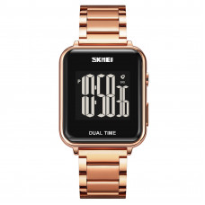 Чоловічий електронний годинник Skmei 1852RG Rose Gold у кольорі Рожеве золото з підсвічуванням Чоловічий електронний годинник Skmei 1852RG Rose Gold у кольорі Рожеве золото з підсвічуванням