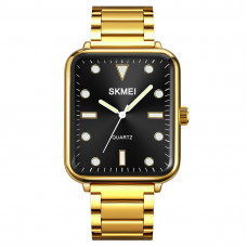 Чоловічий годинник Skmei 1954GDBK-SP Gold-Black Sun Pattern з металевим браслетом Чоловічий годинник Skmei 1954GDBK-SP Gold-Black Sun Pattern з металевим браслетом