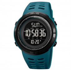 Чоловічий спортивний годинник Skmei 2070LKBU Lake Blue з електронним циферблатом та захистом 5 ATM Чоловічий спортивний годинник Skmei 2070LKBU Lake Blue з електронним циферблатом та захистом 5 ATM