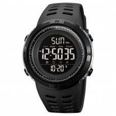 Чоловічий спортивний годинник Skmei 2070BK Black з електронним циферблатом та водозахистом 5 ATM Чоловічий спортивний годинник Skmei 2070BK Black з електронним циферблатом та водозахистом 5 ATM