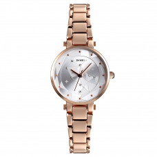 Жіночий годинник Skmei 1411RG Rose-Gold у класичному стилі з металевим браслетом Жіночий годинник Skmei 1411RG Rose-Gold у класичному стилі з металевим браслетом