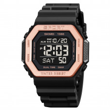 Чоловічий спортивний годинник Skmei 1988RG Rose-Gold з електронним циферблатом та захистом 5 ATM Чоловічий спортивний годинник Skmei 1988RG Rose-Gold з електронним циферблатом та захистом 5 ATM
