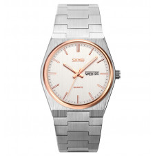 Чоловічий годинник Skmei 9288SIRGSI Silver-Rose Gold-Silver