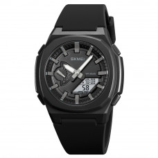 Чоловічий годинник Skmei 2091BKGYWT Black-Grey White тактичний з комбінованим циферблатом Чоловічий годинник Skmei 2091BKGYWT Black-Grey White тактичний з комбінованим циферблатом