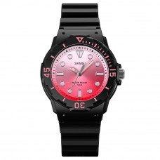 Дитячий годинник Skmei 2012BKPK Black-Pink для дівчаток з мінеральним склом та водозахистом 5 ATM Дитячий годинник Skmei 2012BKPK Black-Pink для дівчаток з мінеральним склом та водозахистом 5 ATM