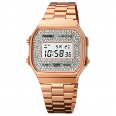 Жіночий годинник Skmei 1808RG Rose Gold у кольорі рожеве золото з електронним циферблатом Жіночий годинник Skmei 1808RG Rose Gold у кольорі рожеве золото з електронним циферблатом