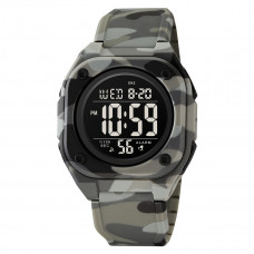 Чоловічий годинник Skmei 2160CMGY Camo Grey тактичний електронний з підсвічуванням Чоловічий годинник Skmei 2160CMGY Camo Grey тактичний електронний з підсвічуванням
