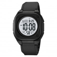 Чоловічий спортивний годинник Skmei 2160BKWT Black-White з електронним циферблатом та підсвічуванням Чоловічий спортивний годинник Skmei 2160BKWT Black-White з електронним циферблатом та підсвічуванням