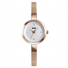 Жіночий годинник Skmei 1390RG Rose Gold у кольорі рожеве золото з металевим браслетом Жіночий годинник Skmei 1390RG Rose Gold у кольорі рожеве золото з металевим браслетом