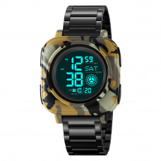 Чоловічий годинник Skmei 2131CMGN Camo Green з електронним циферблатом та камуфляжним корпусом Чоловічий годинник Skmei 2131CMGN Camo Green з електронним циферблатом та камуфляжним корпусом