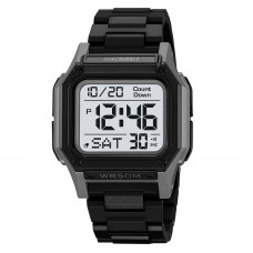 Чоловічий спортивний годинник Skmei 2264GYWT Black-Grey-White з електронним циферблатом та підсвічуванням Чоловічий спортивний годинник Skmei 2264GYWT Black-Grey-White з електронним циферблатом та підсвічуванням