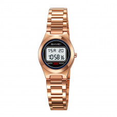 Жіночий наручний годинник Skmei 2334RG Rose Gold у класичному стилі з електронним циферблатом