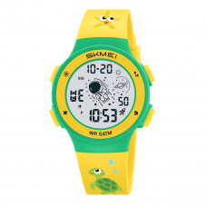 Наручний годинник Skmei 2267ST Turtle Yellow-Green — електронний спортивний годинник 5 ATM Наручний годинник Skmei 2267ST Turtle Yellow-Green — електронний спортивний годинник 5 ATM