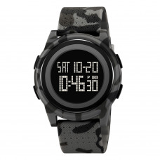 Чоловічий спортивний годинник Skmei 2378CMGY Camo Gray з електронним циферблатом та водозахистом 5 ATM Чоловічий спортивний годинник Skmei 2378CMGY Camo Gray з електронним циферблатом та водозахистом 5 ATM