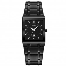 Жіночий годинник Skmei 9263BKBK Black-Black з металевим браслетом та мінеральним склом