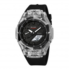 Годинник Skmei 2411WTBK White-Black спортивний унісекс зі стрілково-електронним циферблатом Годинник Skmei 2411WTBK White-Black спортивний унісекс зі стрілково-електронним циферблатом