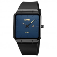 Наручний годинник Skmei 1961BKBU Black-Blue з мінеральним склом та сталевим корпусом Наручний годинник Skmei 1961BKBU Black-Blue з мінеральним склом та сталевим корпусом