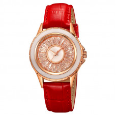 Жіночий годинник Skmei 2172RGRD Rose Gold-Red з червоним шкіряним ремінцем Жіночий годинник Skmei 2172RGRD Rose Gold-Red з червоним шкіряним ремінцем