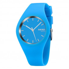 Наручний годинник Skmei 9068LTBU Light Blue STOPPED у спортивному стилі з каучуковим ремінцем Наручний годинник Skmei 9068LTBU Light Blue STOPPED у спортивному стилі з каучуковим ремінцем