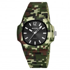 Чоловічий годинник Skmei 2382CMGN Camo Green – тактична модель з водонепроникністю 5 ATM