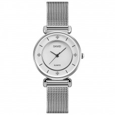 Жіночий годинник Skmei 1330SSI Silver з металевим браслетом та мінеральним склом Жіночий годинник Skmei 1330SSI Silver з металевим браслетом та мінеральним склом