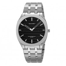 Чоловічий класичний годинник Skmei 9372SIBK Silver-Black зі сріблястим браслетом та мінеральним склом Чоловічий класичний годинник Skmei 9372SIBK Silver-Black зі сріблястим браслетом та мінеральним склом