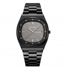 Чоловічий годинник Skmei 2630BKBK Black-Black з металевим браслетом та індикацією дати