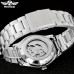 Чоловічий механічний годинник Winner 8023 Silver-White Steel з автопідзаводом та сталевим браслетом Чоловічий механічний годинник Winner 8023 Silver-White Steel з автопідзаводом та сталевим браслетом