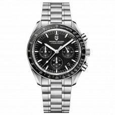 Чоловічий годинник Pagani Design PD-1701 Silver-Black з сапфіровим склом та механізмом Seiko VK63 Чоловічий годинник Pagani Design PD-1701 Silver-Black з сапфіровим склом та механізмом Seiko VK63